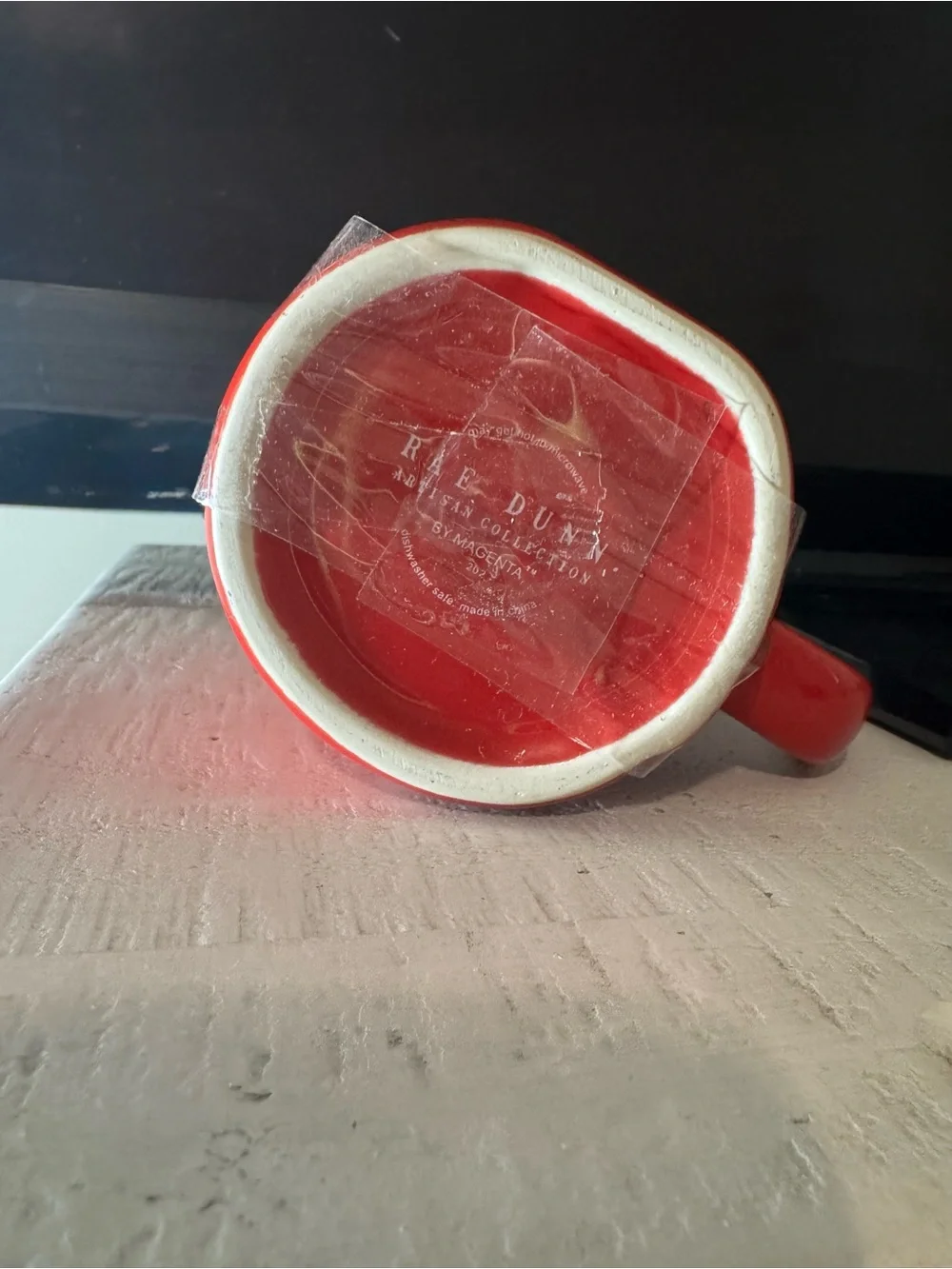 New Rae Dunn Health Heroes Red Heart Mug with Lid